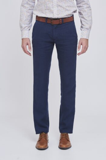 Chino regular fit de lino