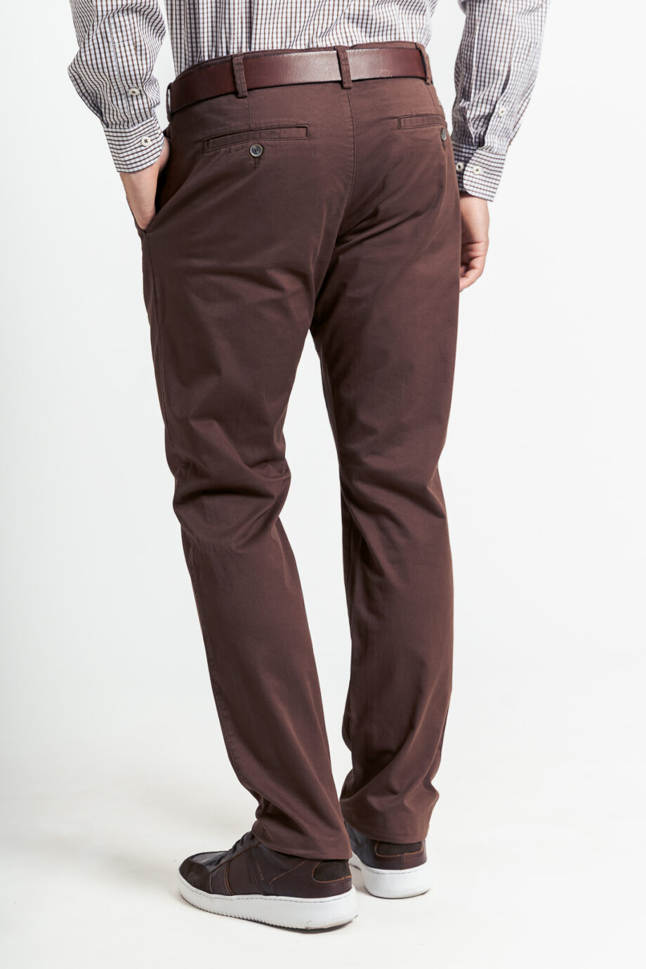 Chino regular fit de gabardina