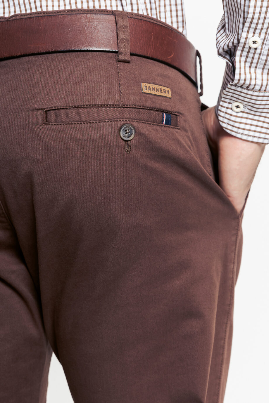 Chino regular fit de gabardina