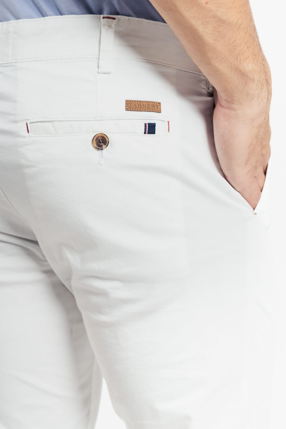 Chino slim fit de gabardina