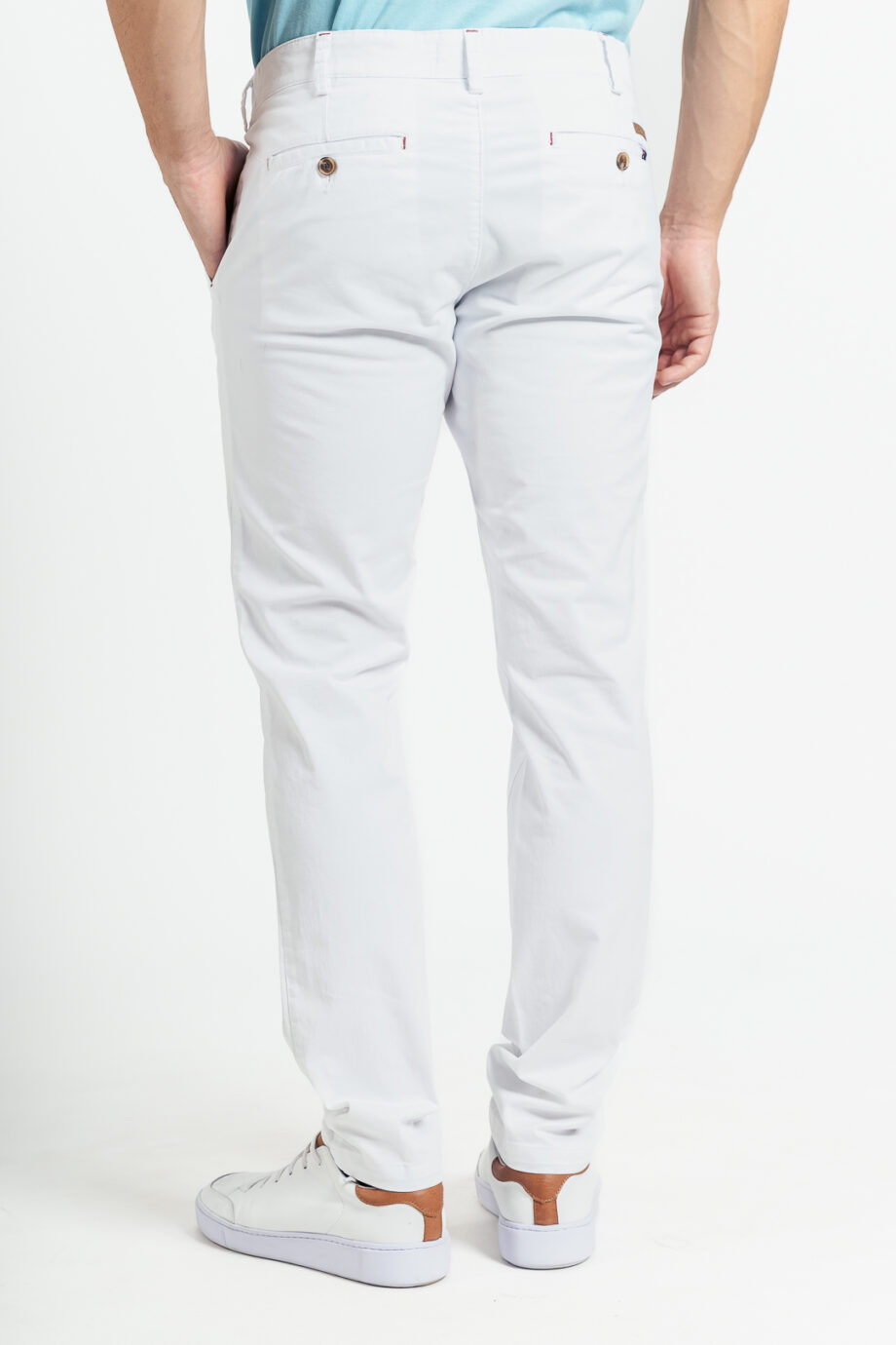 Chino slim fit de gabardina