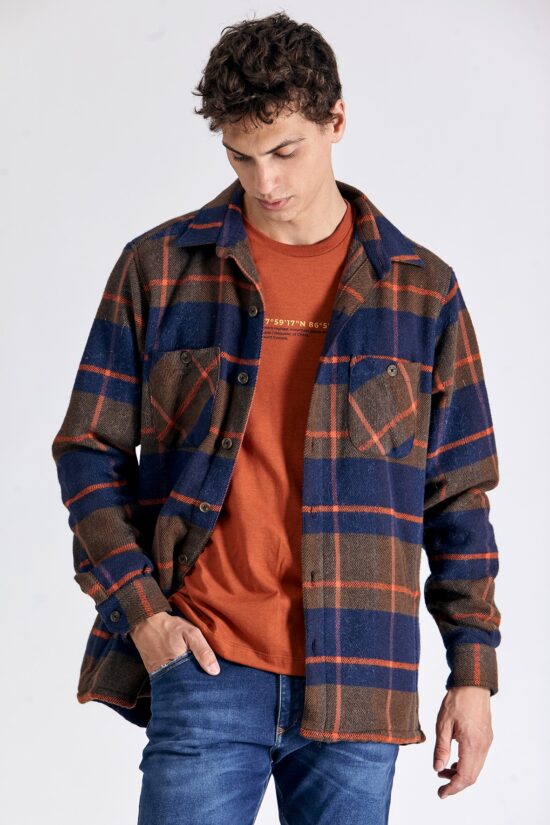 Camisaco con dos bolsiilos de paño