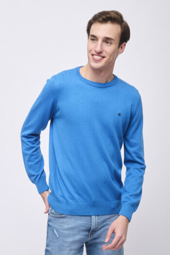 Sweater liso escote redondo