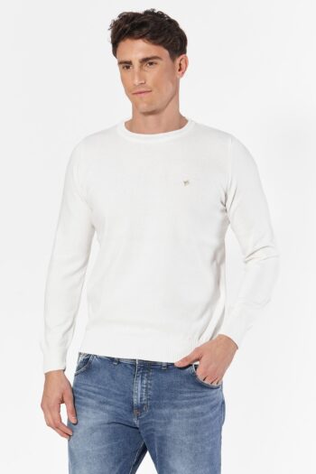 Sweater liso escote redondo