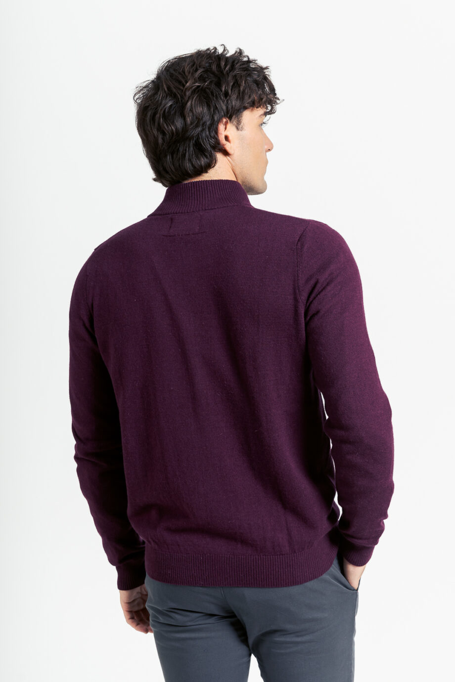 Campera básica tejida