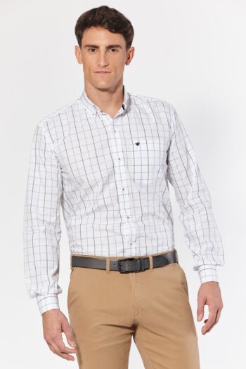 Camisa regular fit a cuadros