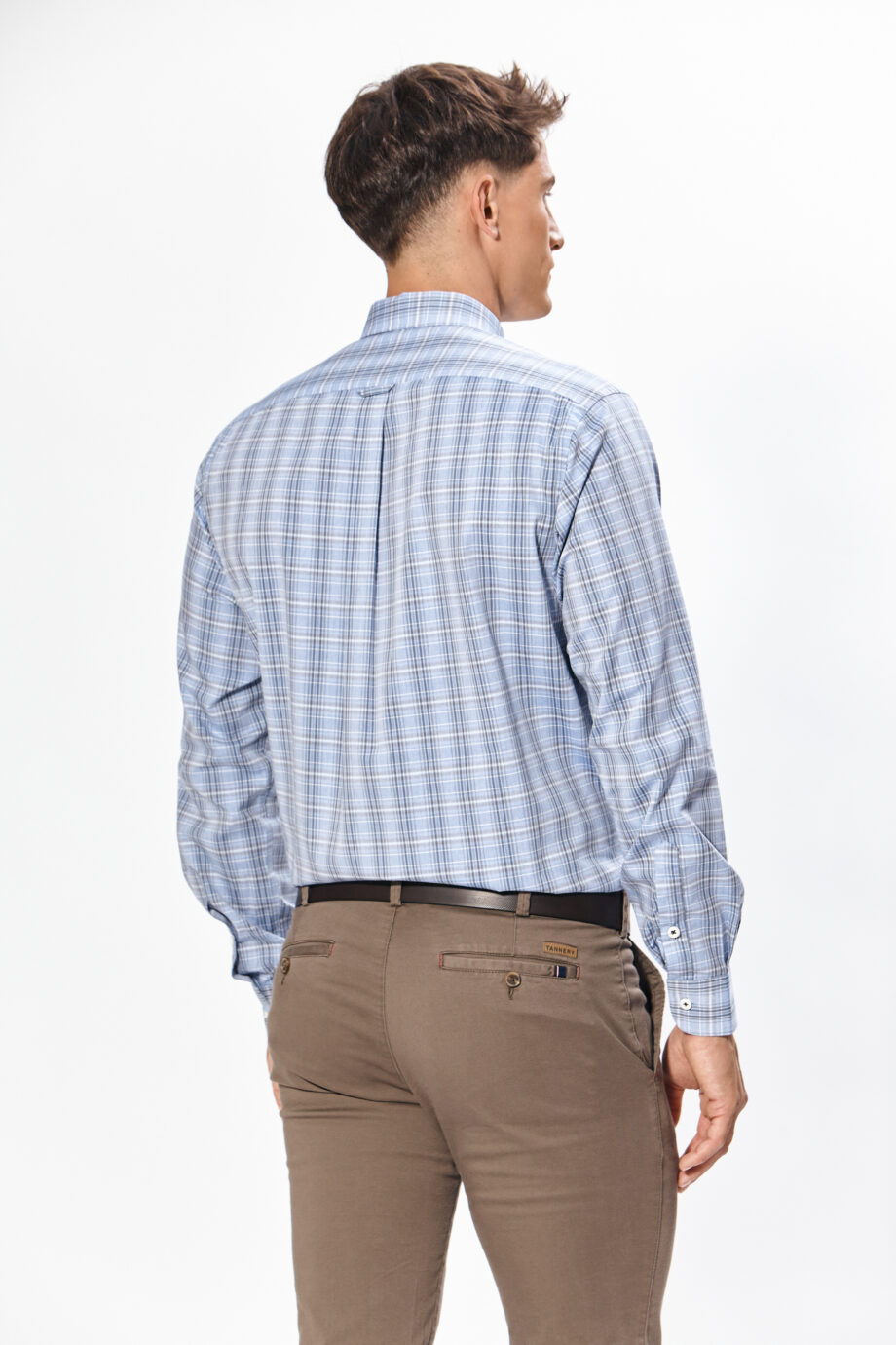 Camisa regular fit a cuadros