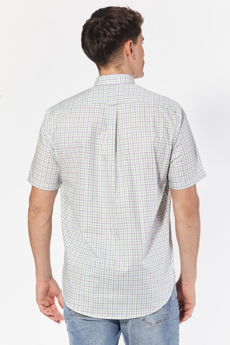 Camisa regular fit a cuadros