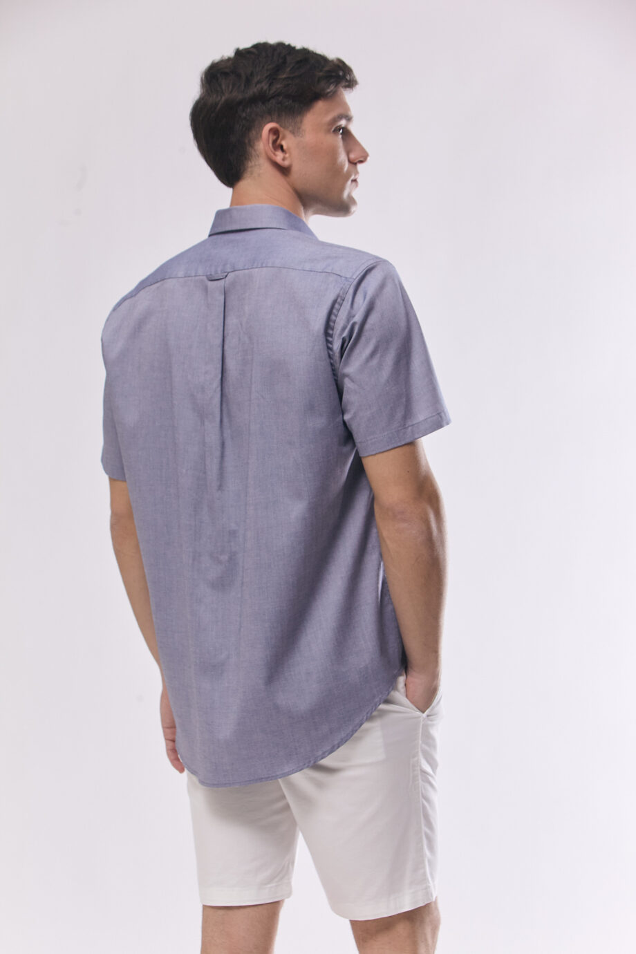 Camisa lisa regular fit