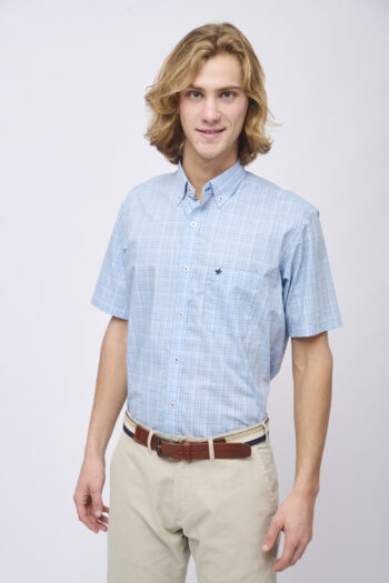 Camisa regular fit  a cuadros