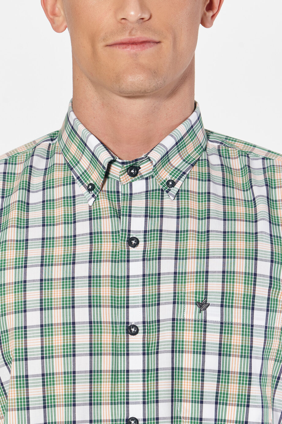 Camisa regular fit a cuadros