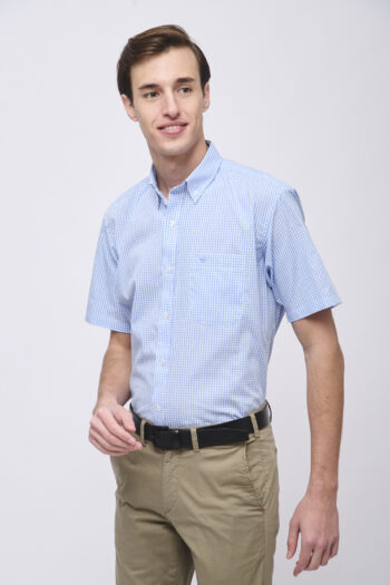 Camisa regular fit a cuadros