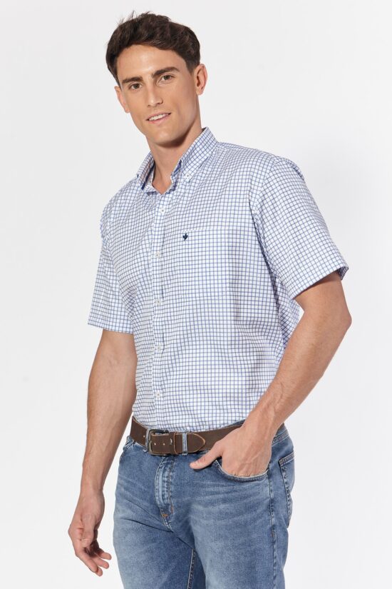 Camisa regular fit a cuadros