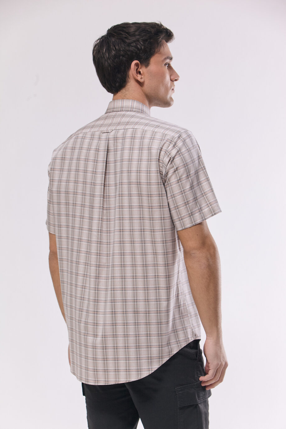 Camisa regular fit a cuadros