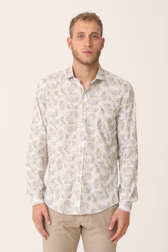 Camisa fantasía slim fit