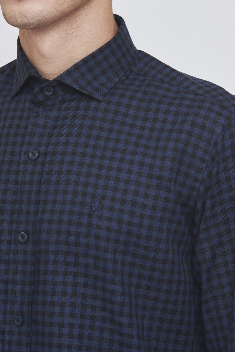 Camisa slim fit a cuadros