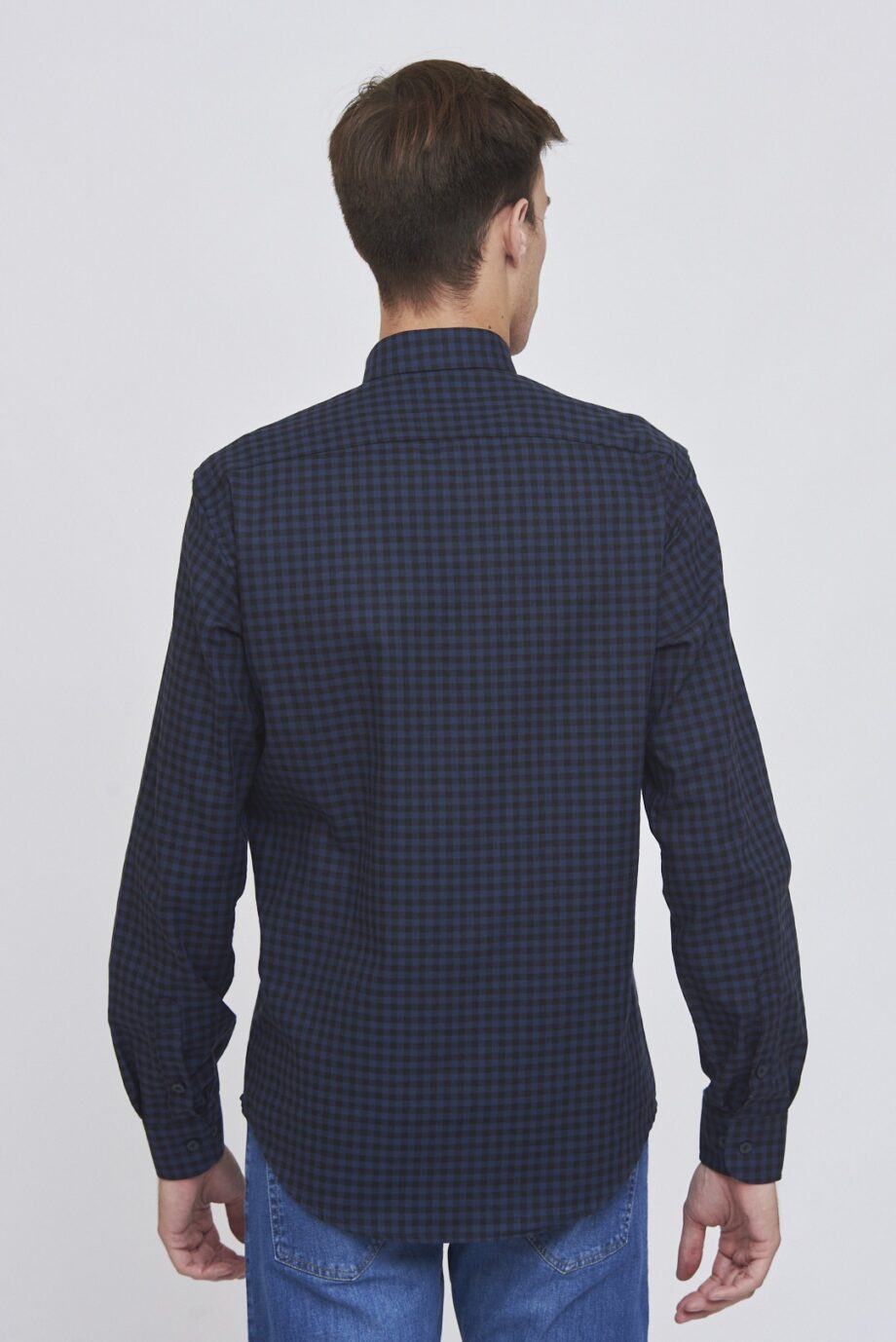 Camisa slim fit a cuadros