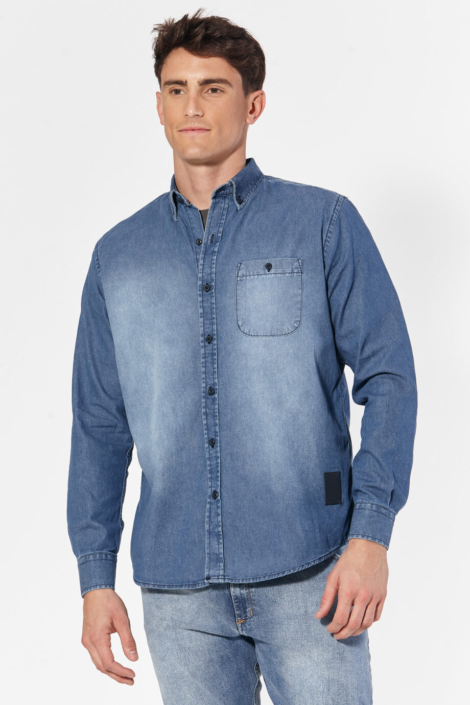 Camisa de jean relaxed fit