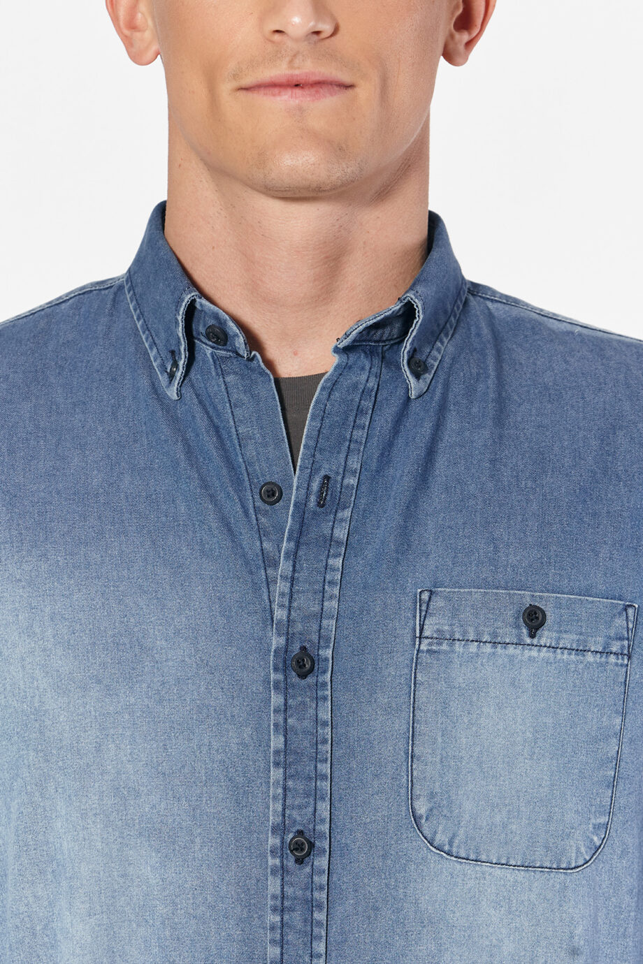 Camisa de jean relaxed fit