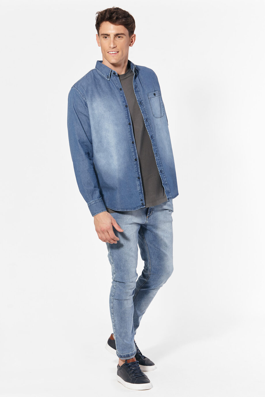 Camisa de jean relaxed fit