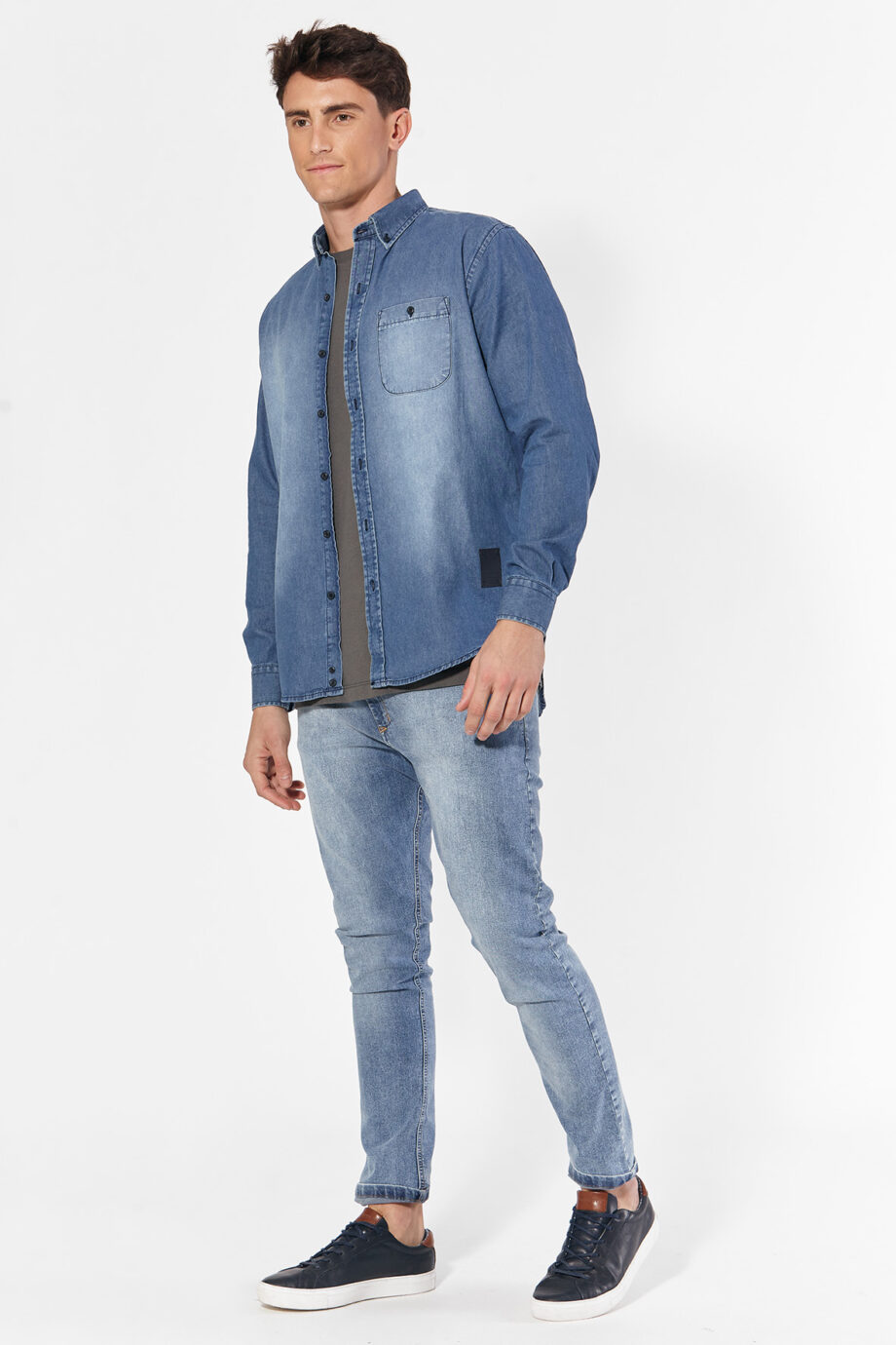 Camisa de jean relaxed fit