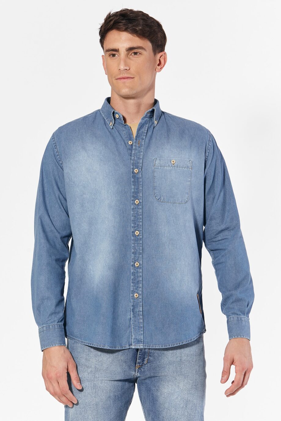 Camisa de jean relaxed fit