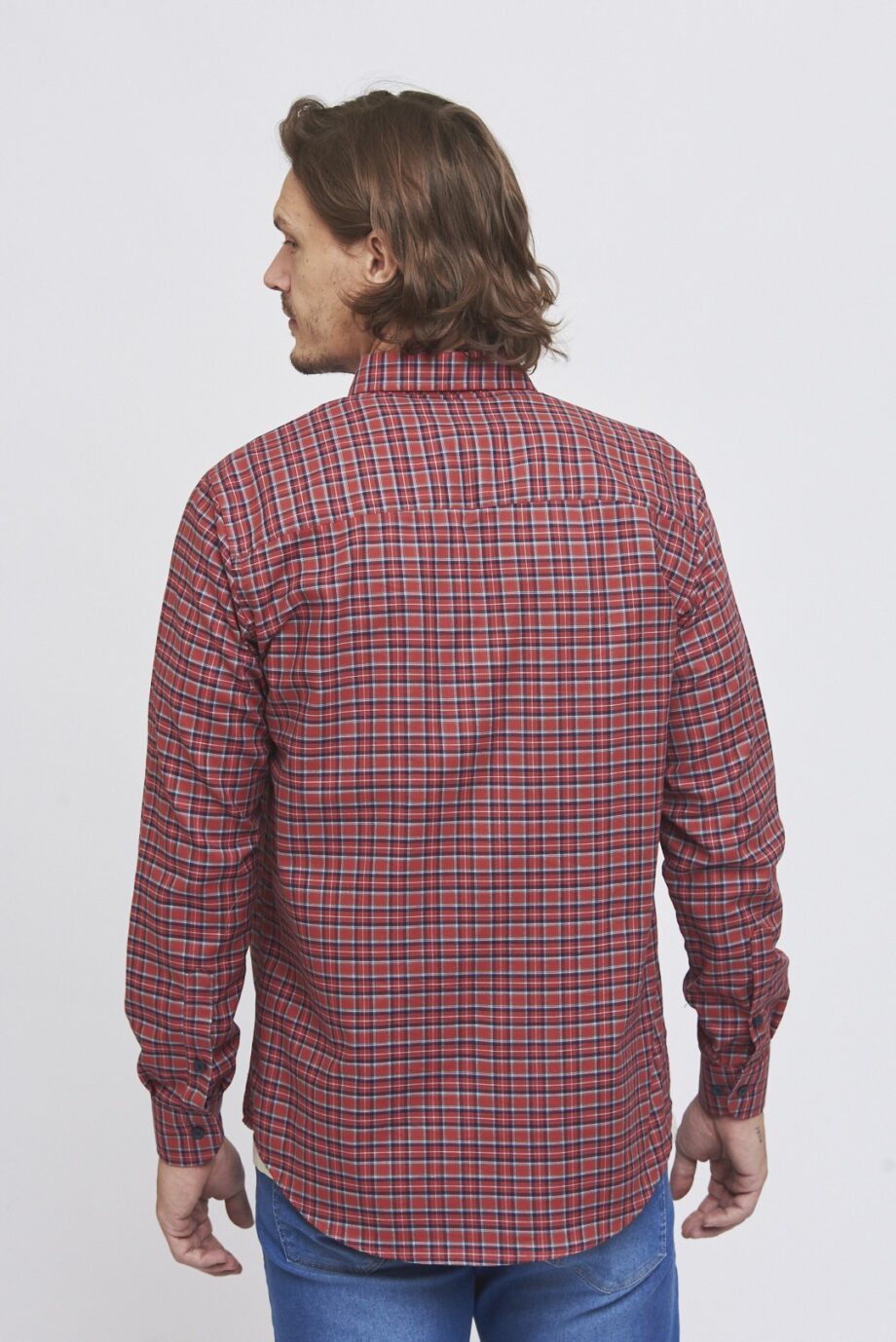 Camisa relaxed fit a cuadros