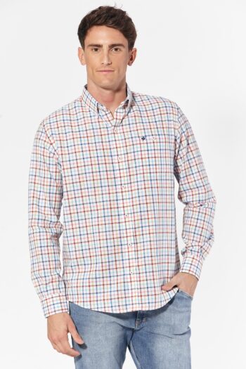 Camisa relaxed fit a cuadros