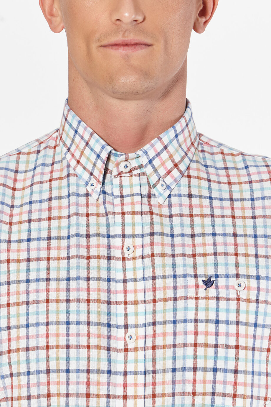 Camisa relaxed fit a cuadros