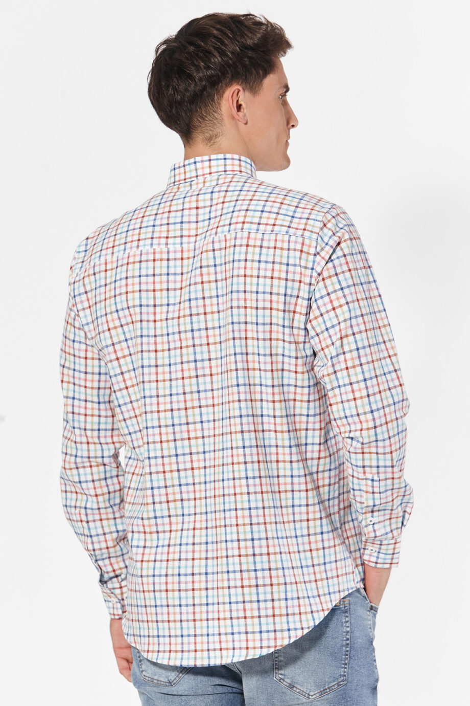 Camisa relaxed fit a cuadros