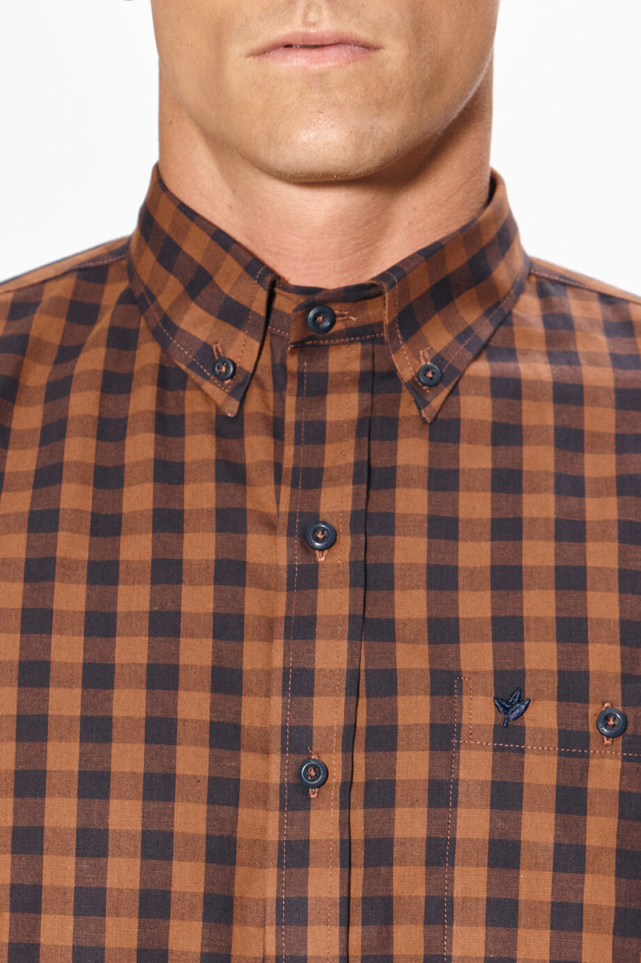 Camisa relaxed fit a cuadros