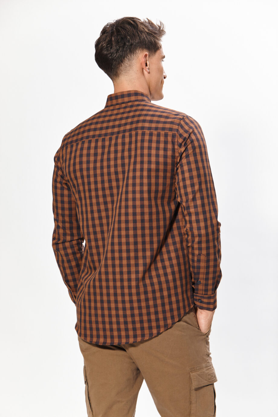 Camisa relaxed fit a cuadros