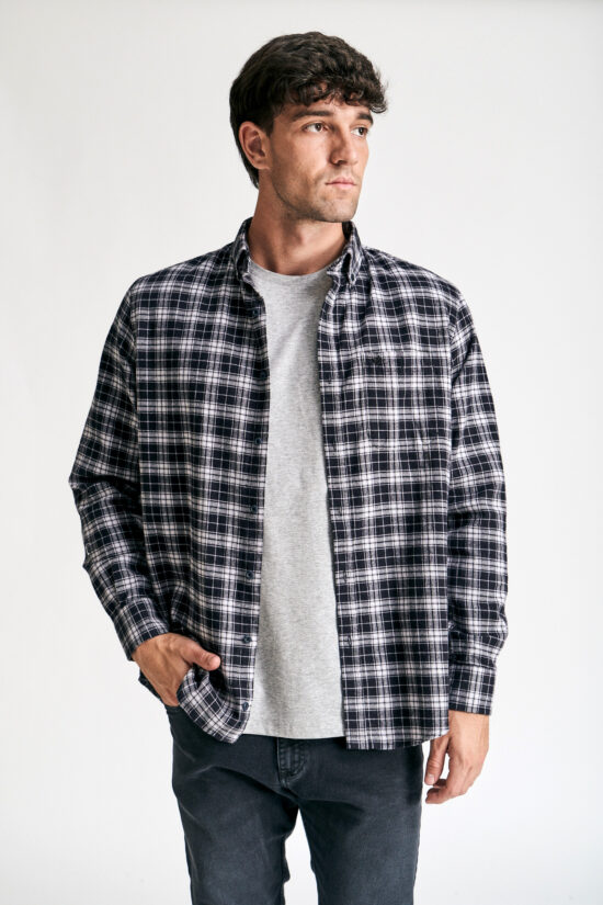 Camisa mangas largas relaxed fit