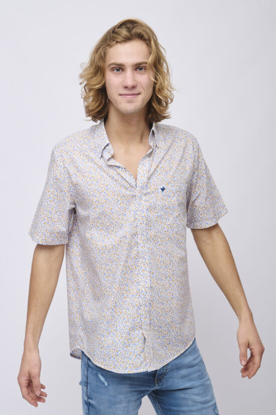 Camisa relaxed fit estampada