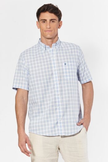 Camisa relaxed fit a cuadros