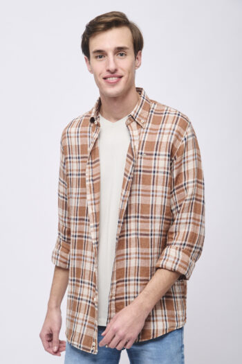 Camisa relaxed fit de lino