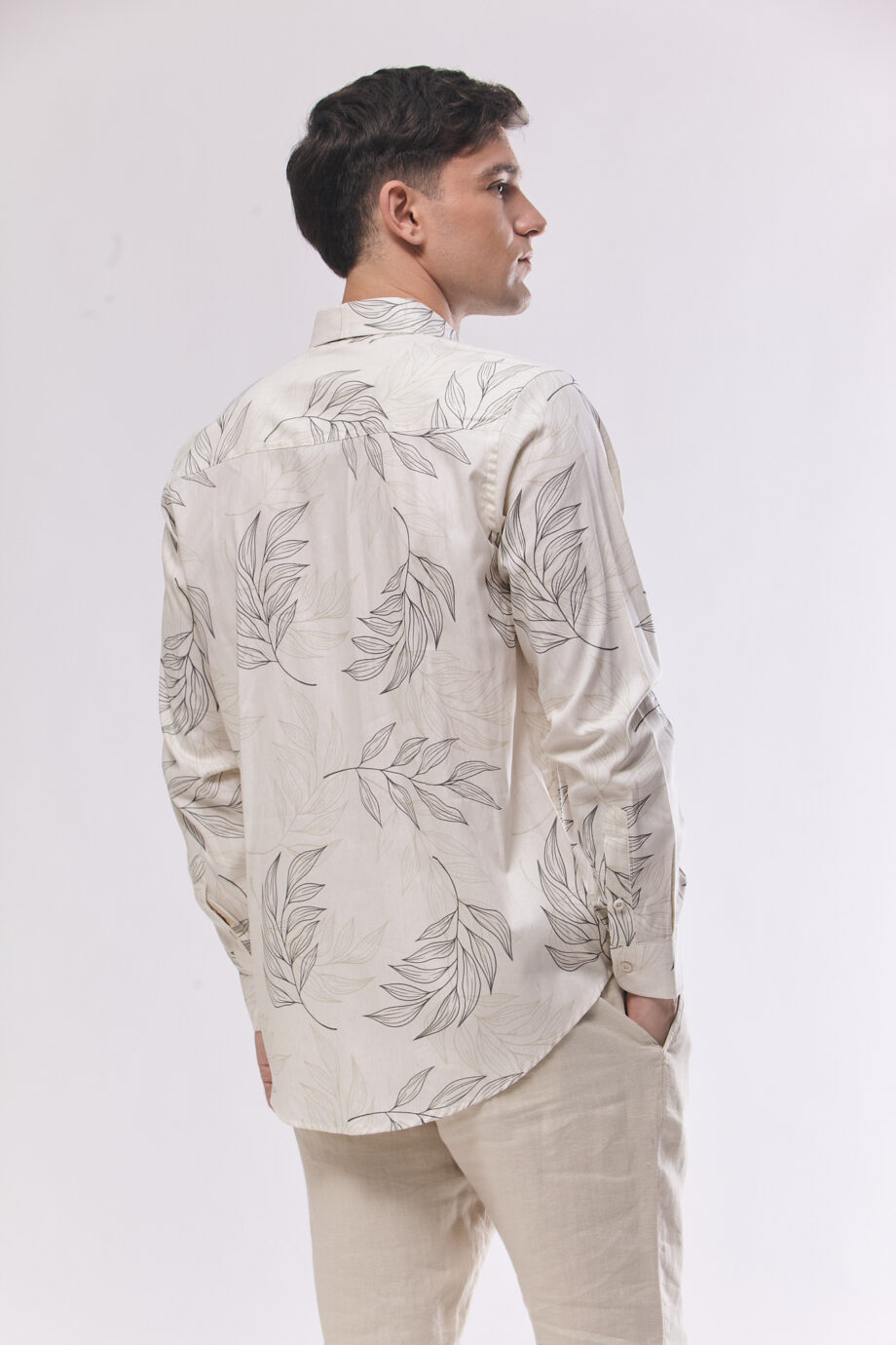 Camisa relaxed fit estampada