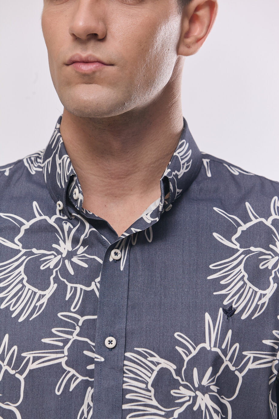 Camisa relaxed fit estampada