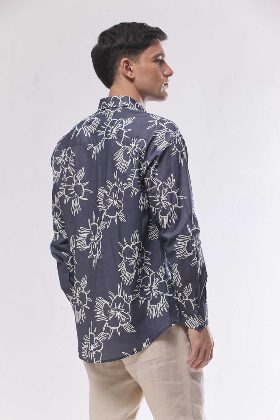 Camisa relaxed fit estampada