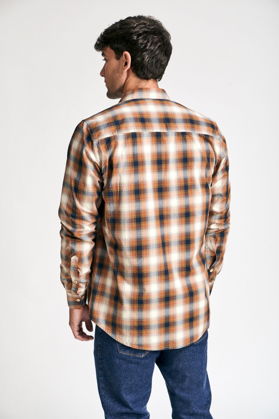 Camisa relaxed fit a cuadros