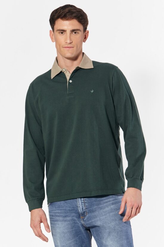 Buzo de rugby liso de jersey