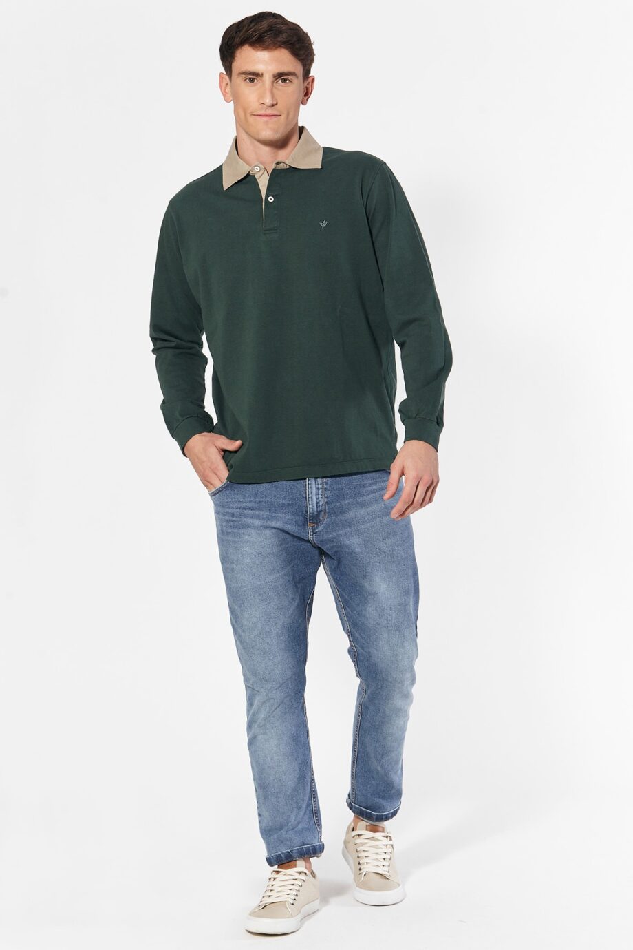 Buzo de rugby liso de jersey