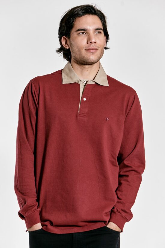 Buzo de rugby liso de jersey