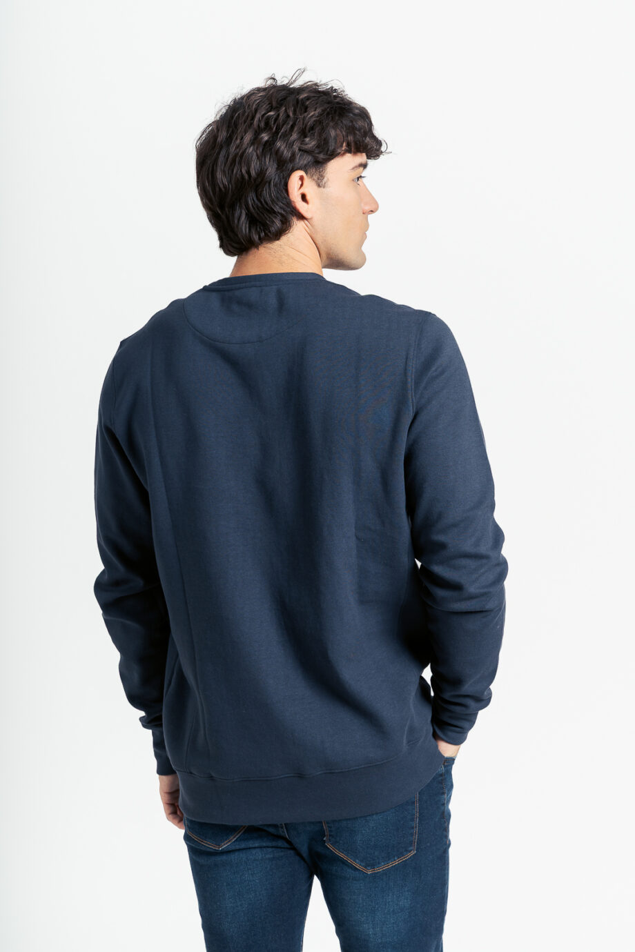 Buzo cuello redondo interlock