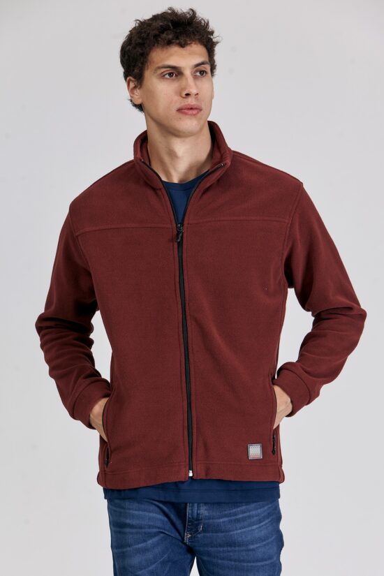 Campera polar premium con recortes