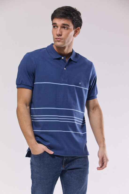 Polo rayada de jersey