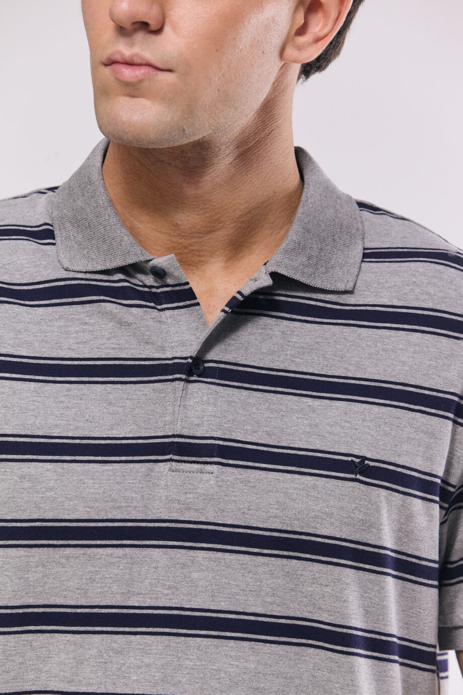 Polo rayada de jersey