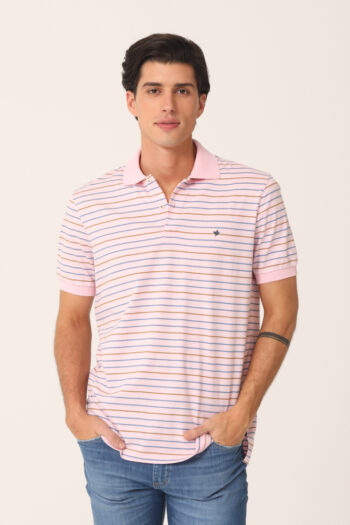 Polo rayada de jersey