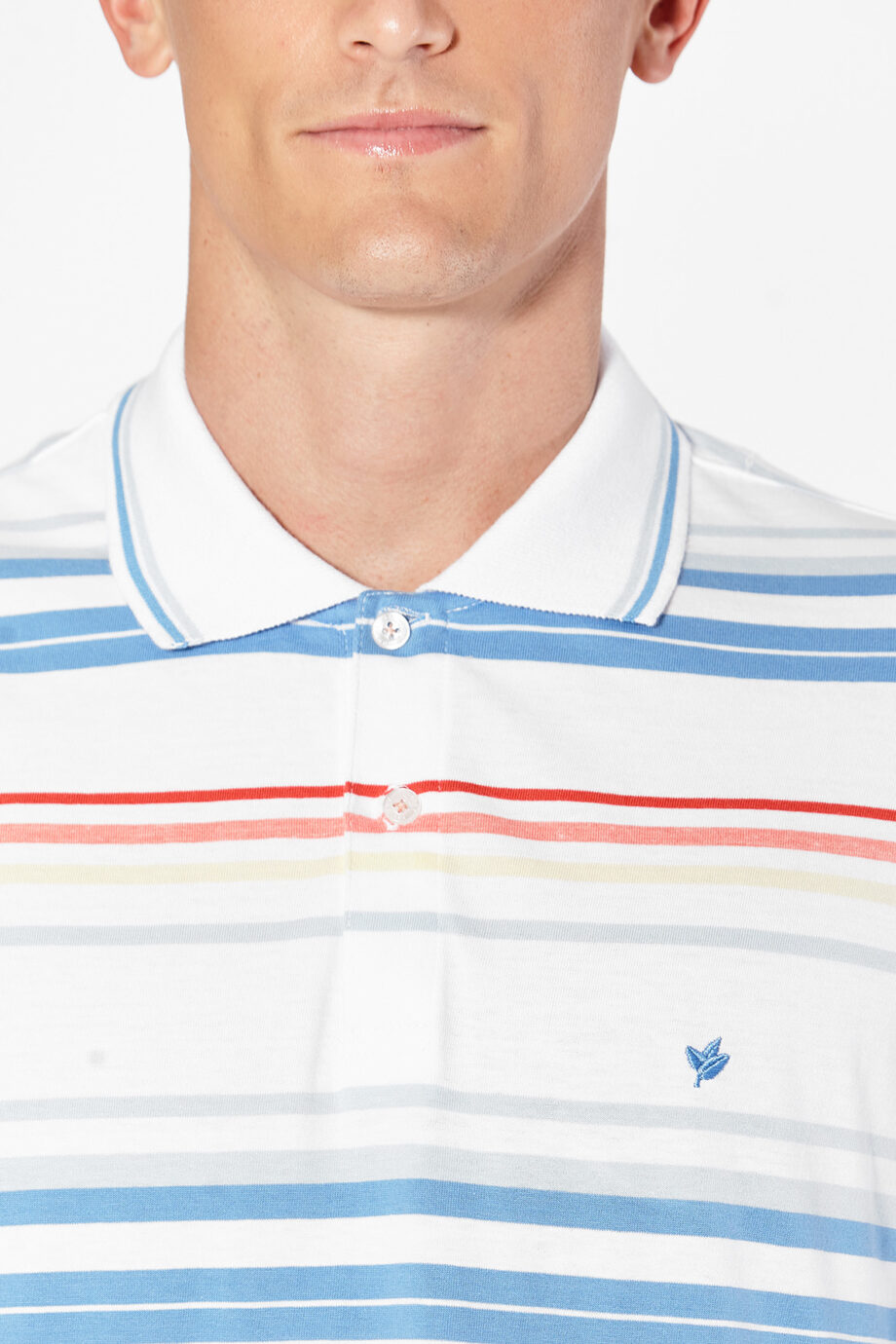 Polo rayada de jersey