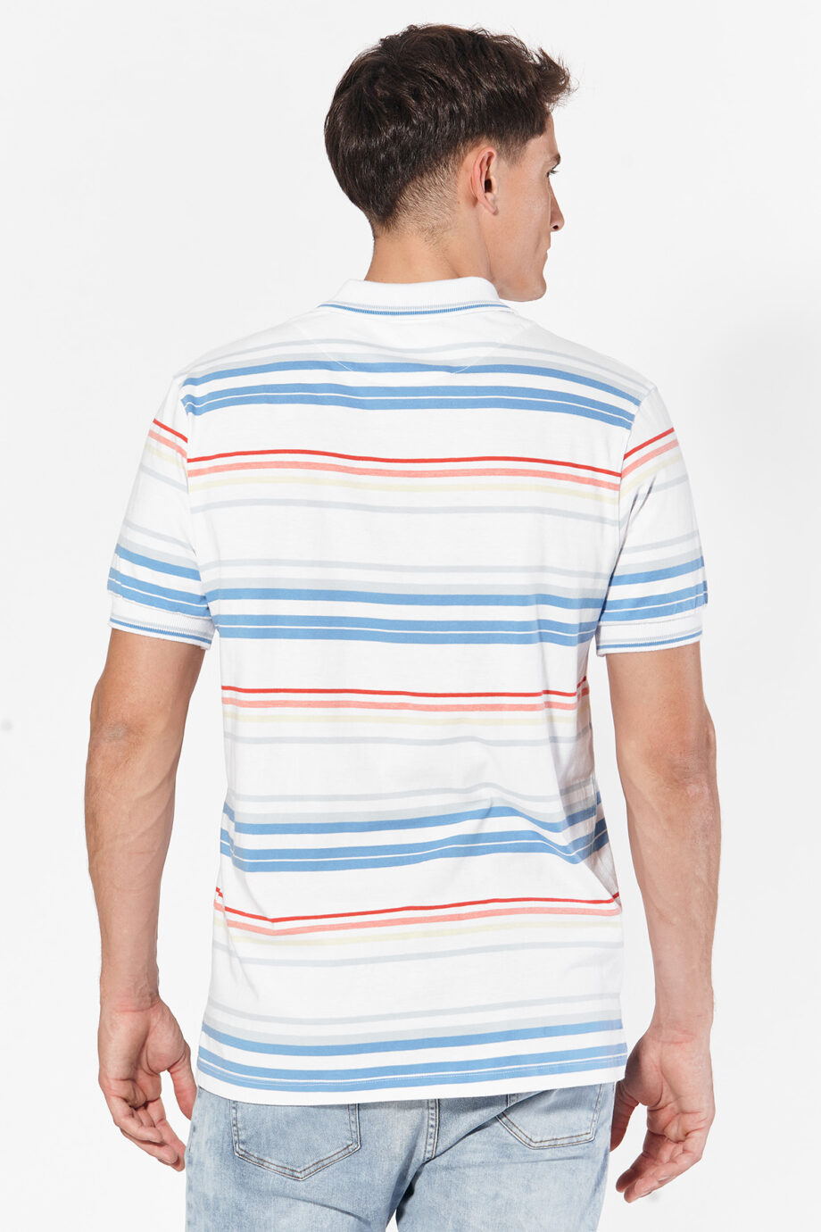 Polo rayada de jersey